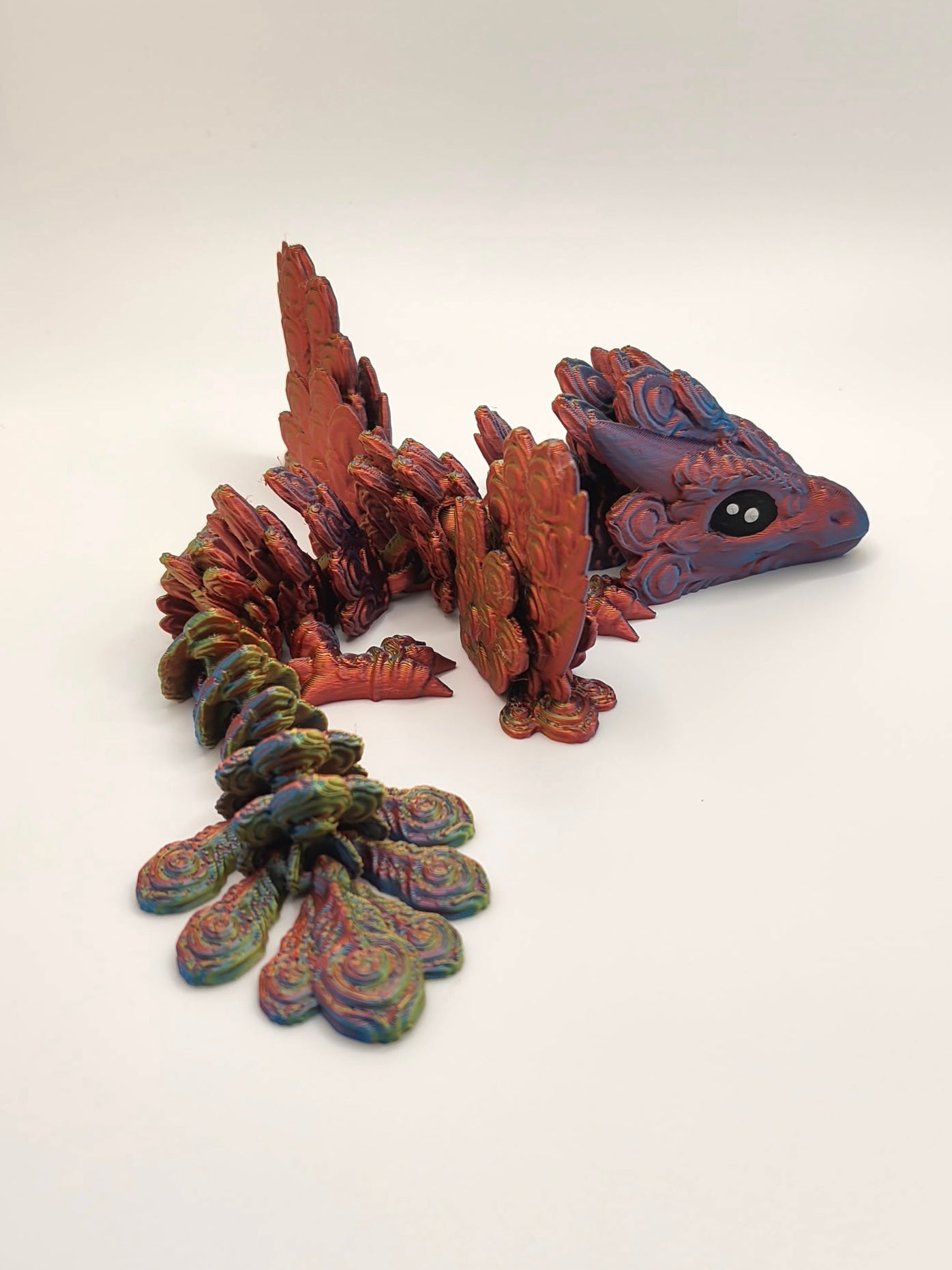 Baby Winged Peacock Dragon