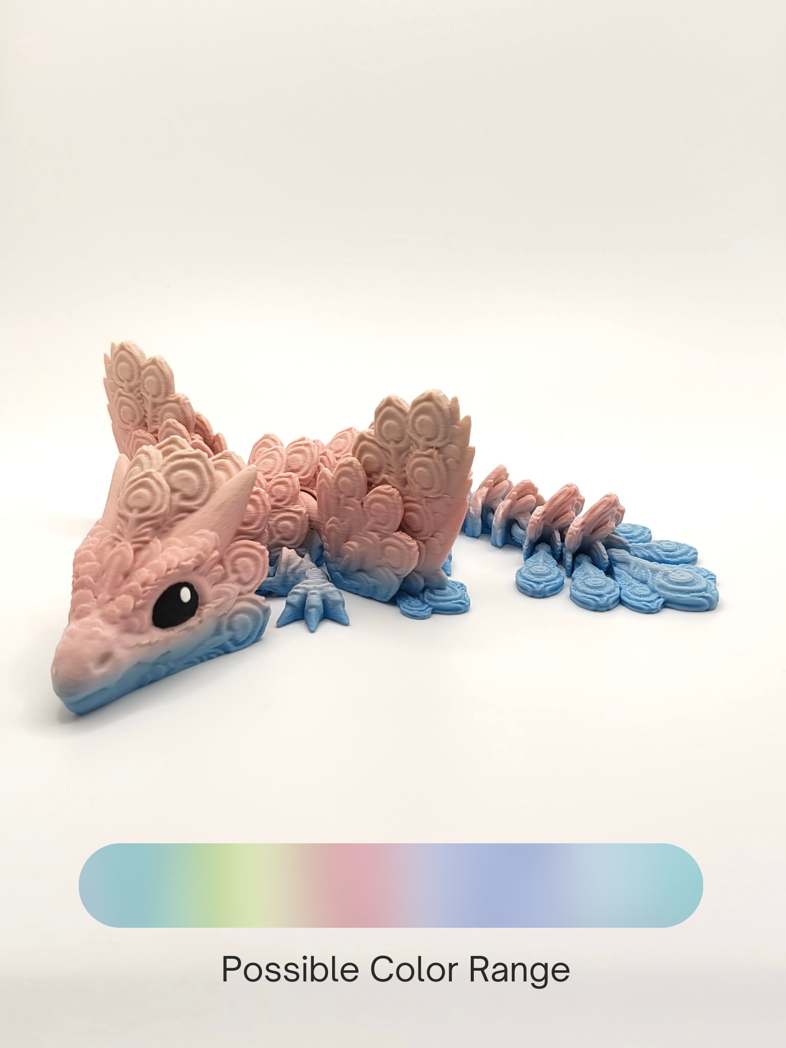 Baby Winged Peacock Dragon