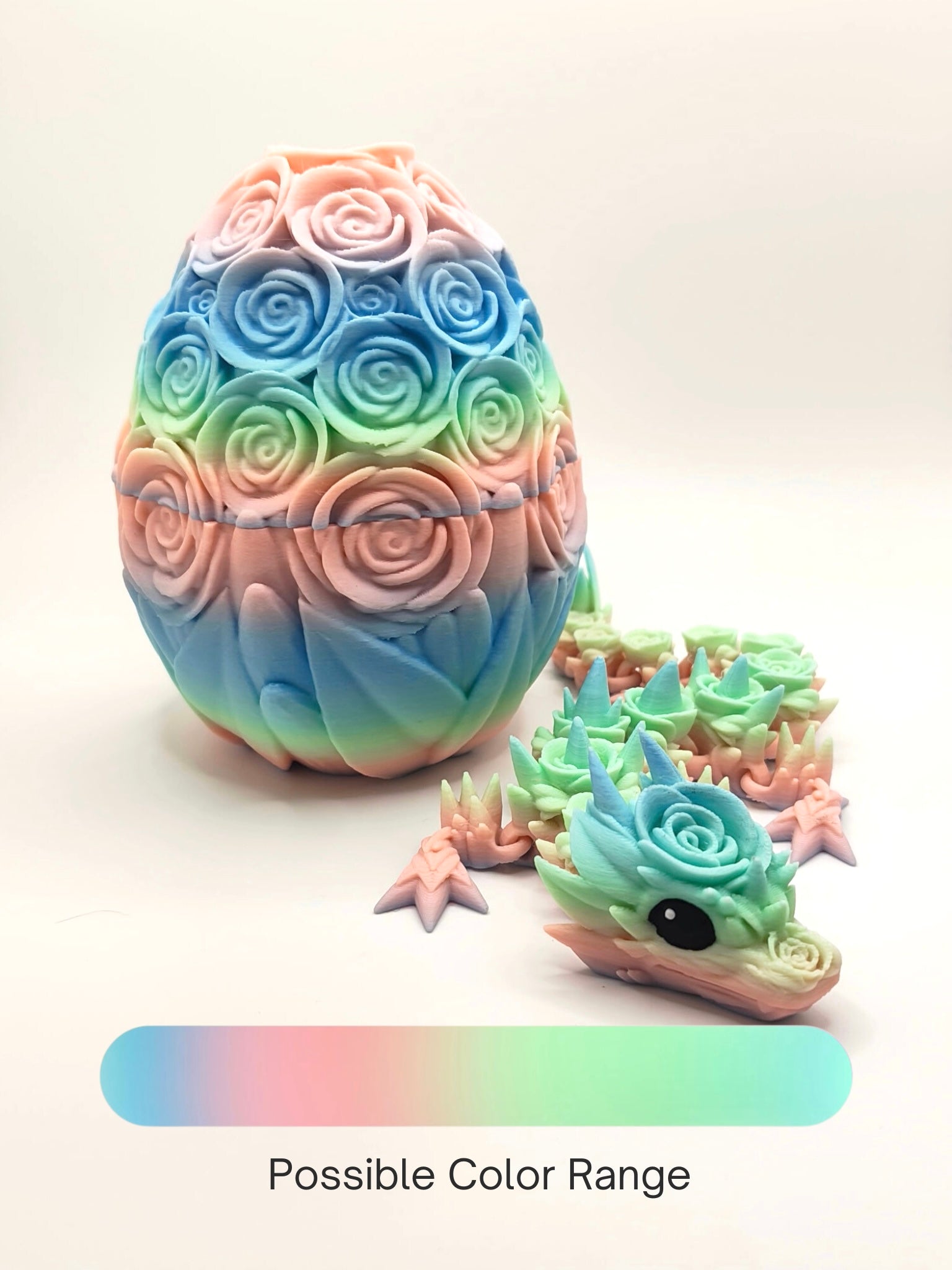 Rose Egg & Baby Dragon