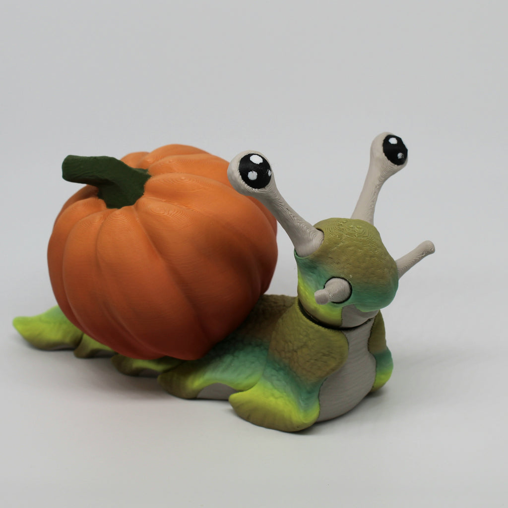 Holiday Snail – Articulated 3D Printed Snail with Holiday Shell