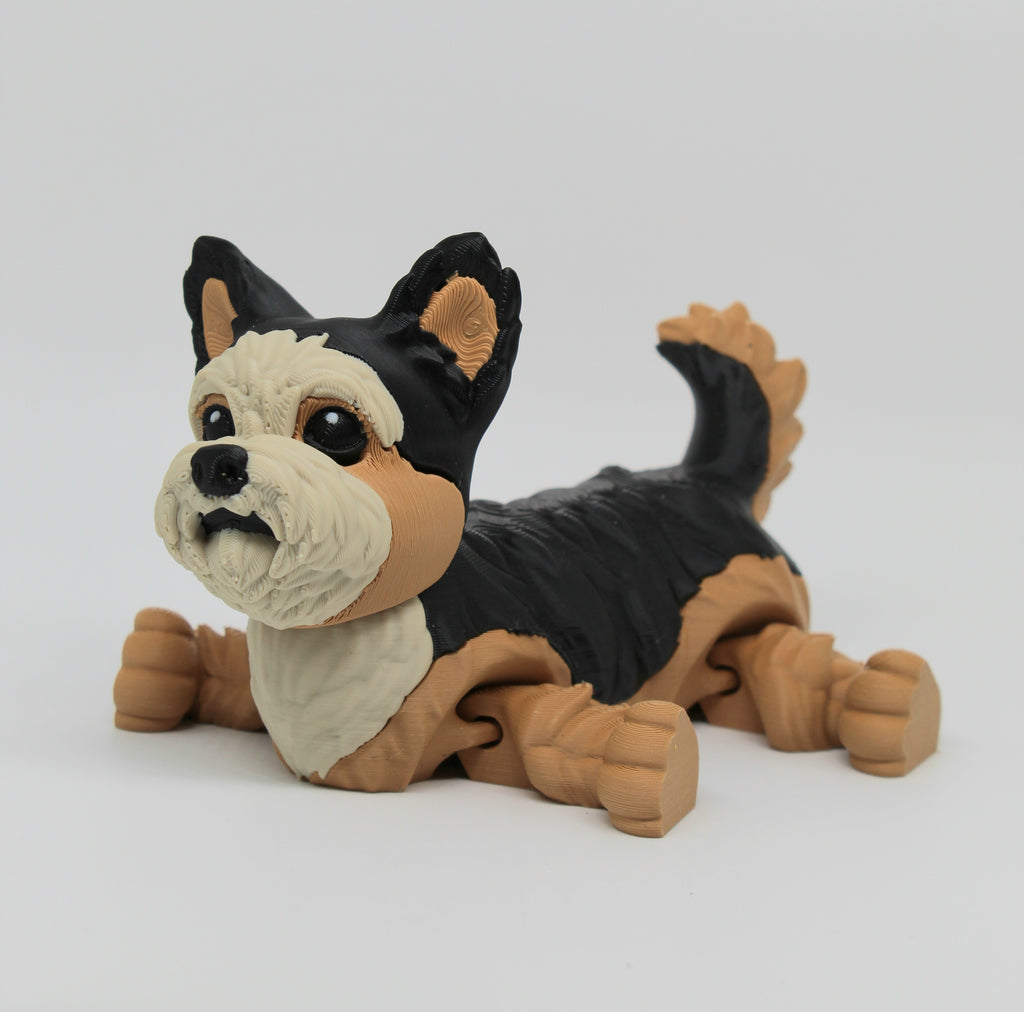Yorkshire Terrier – Articulated 3D Printed Dog