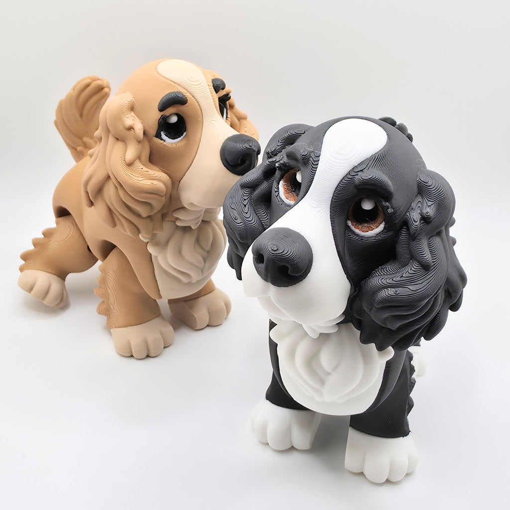 Cocker Spaniel – Articulated 3D Printed Dog
