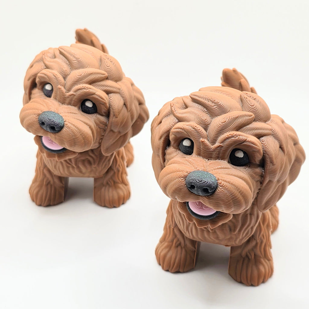 Goldendoodle – Articulated 3D Printed Dog
