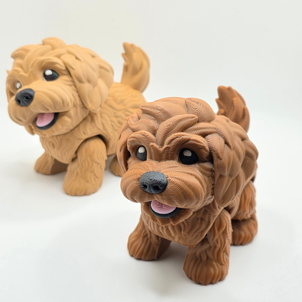Goldendoodle – Articulated 3D Printed Dog