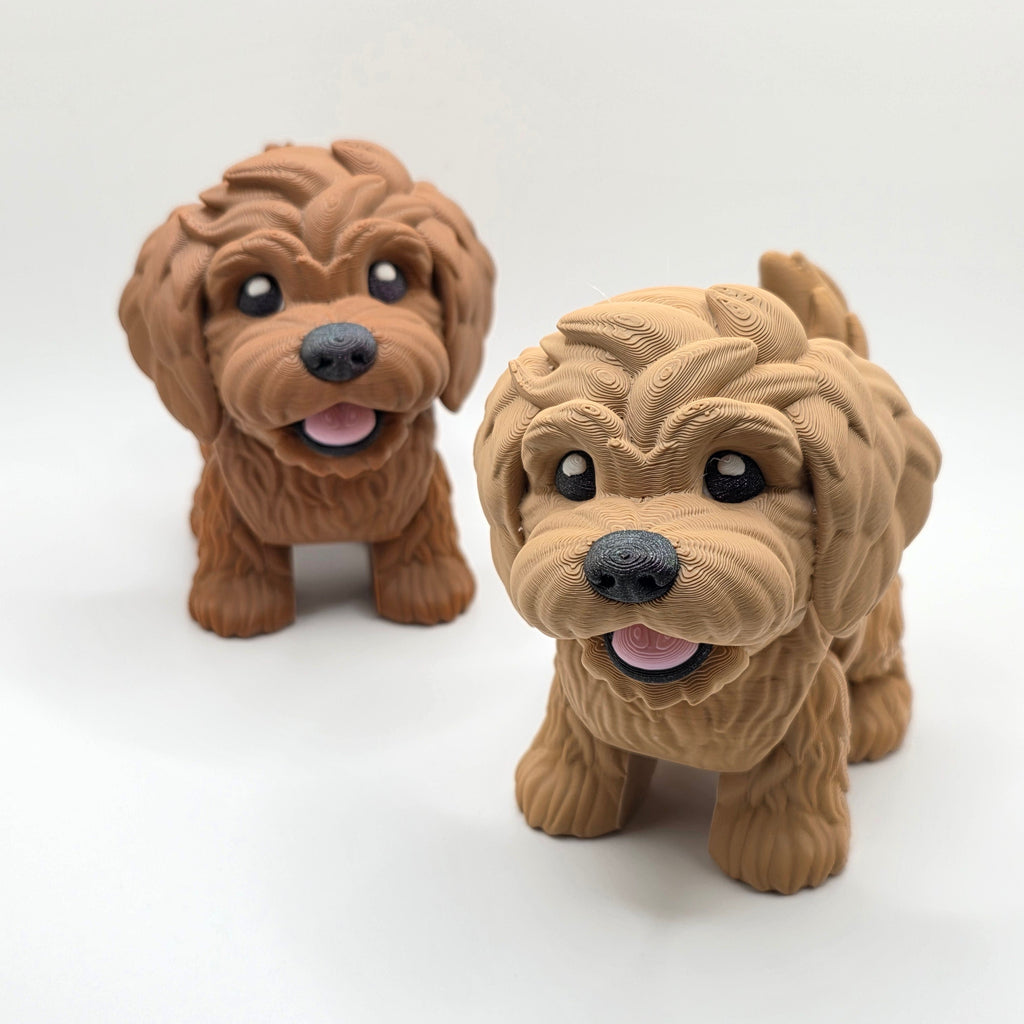 Goldendoodle – Articulated 3D Printed Dog