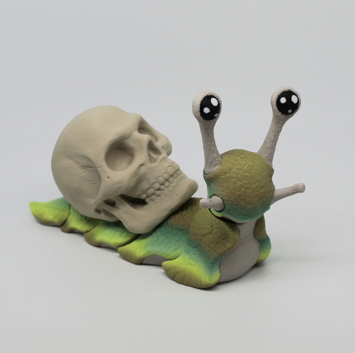 Holiday Snail – Articulated 3D Printed Snail with Holiday Shell