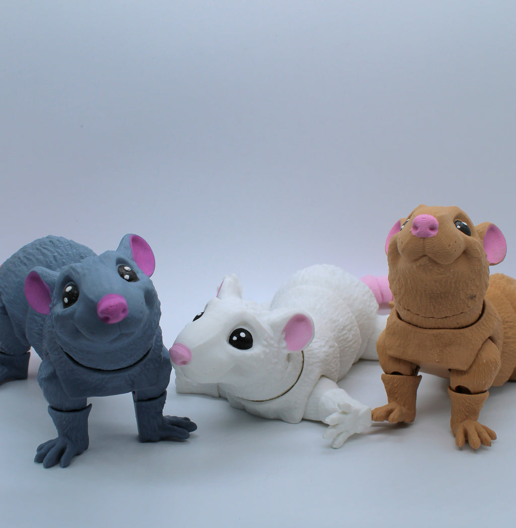 Rat – Articulated 3D Printed Rat