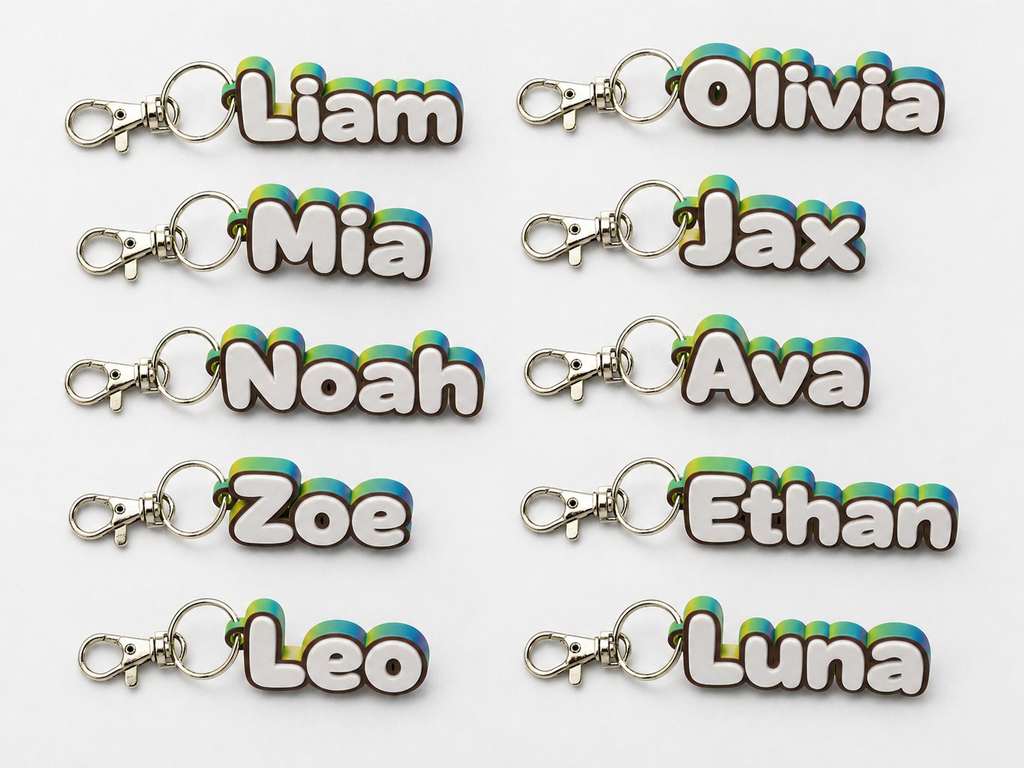 Custom Name Keychain