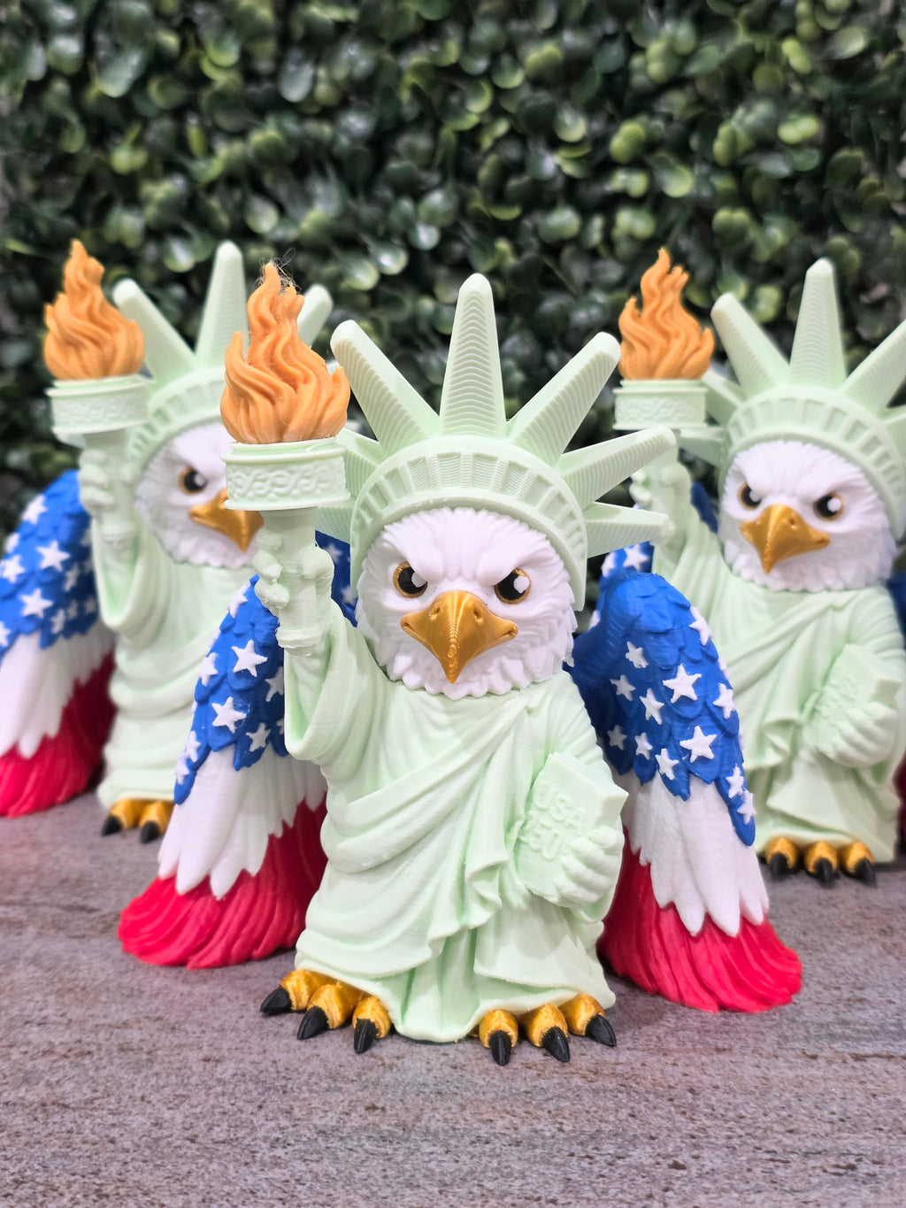 Liberty Eagle 250th Anniversary Statue Patriotic 3D Printed Eagle Decor USA Collector Display