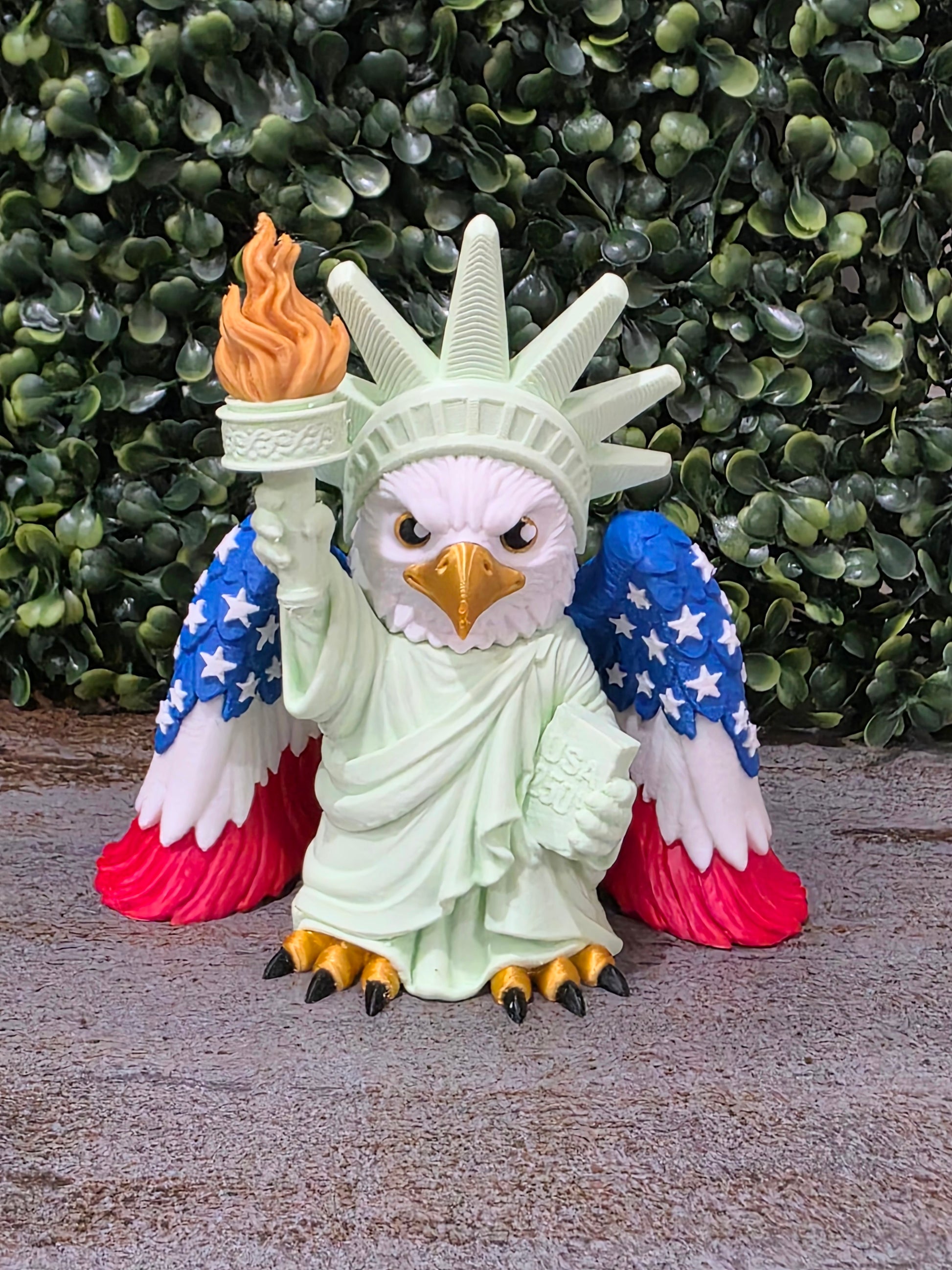 Liberty Eagle 250th Anniversary Statue Patriotic 3D Printed Eagle Decor USA Collector Display