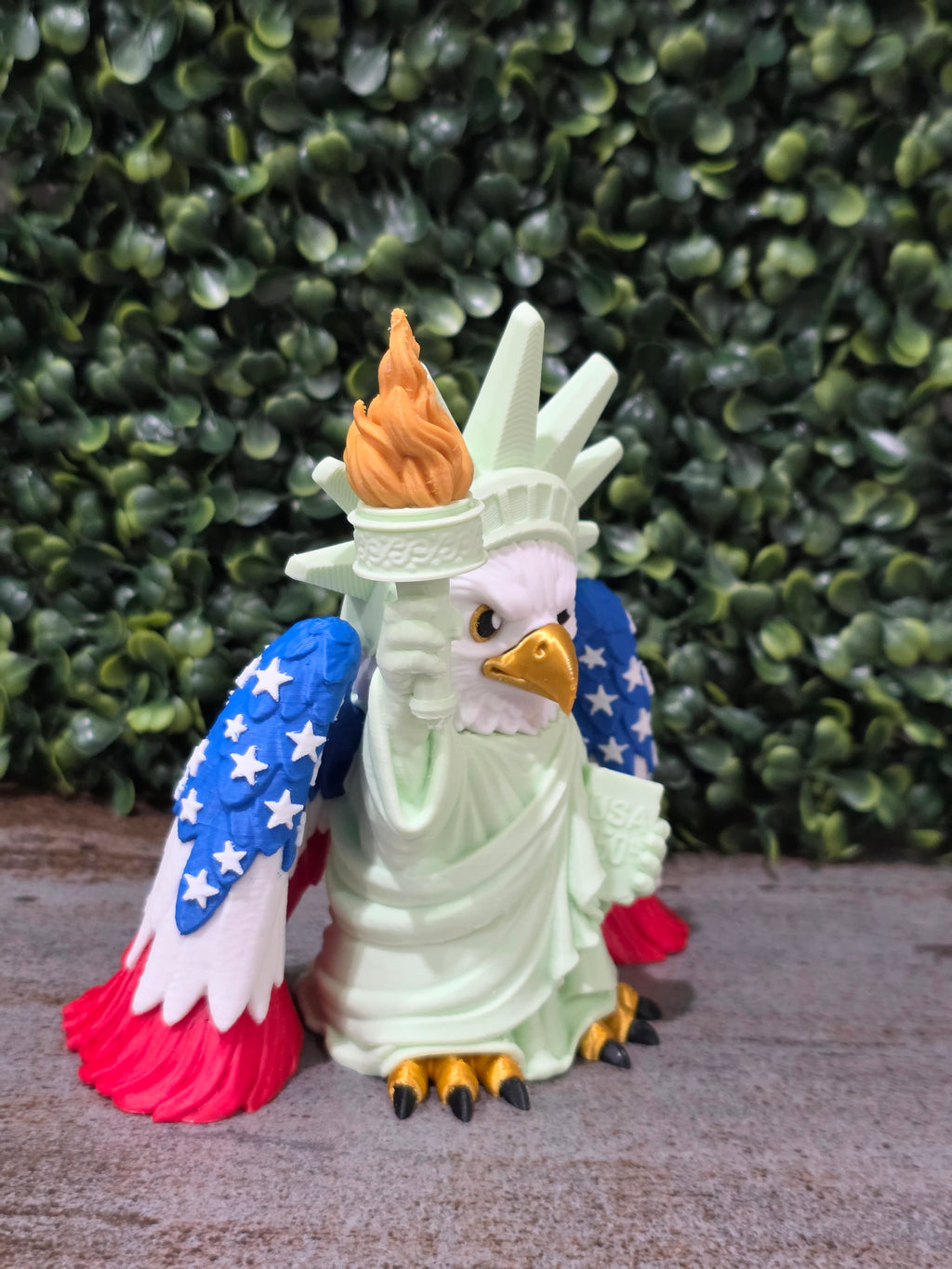 Liberty Eagle 250th Anniversary Statue Patriotic 3D Printed Eagle Decor USA Collector Display