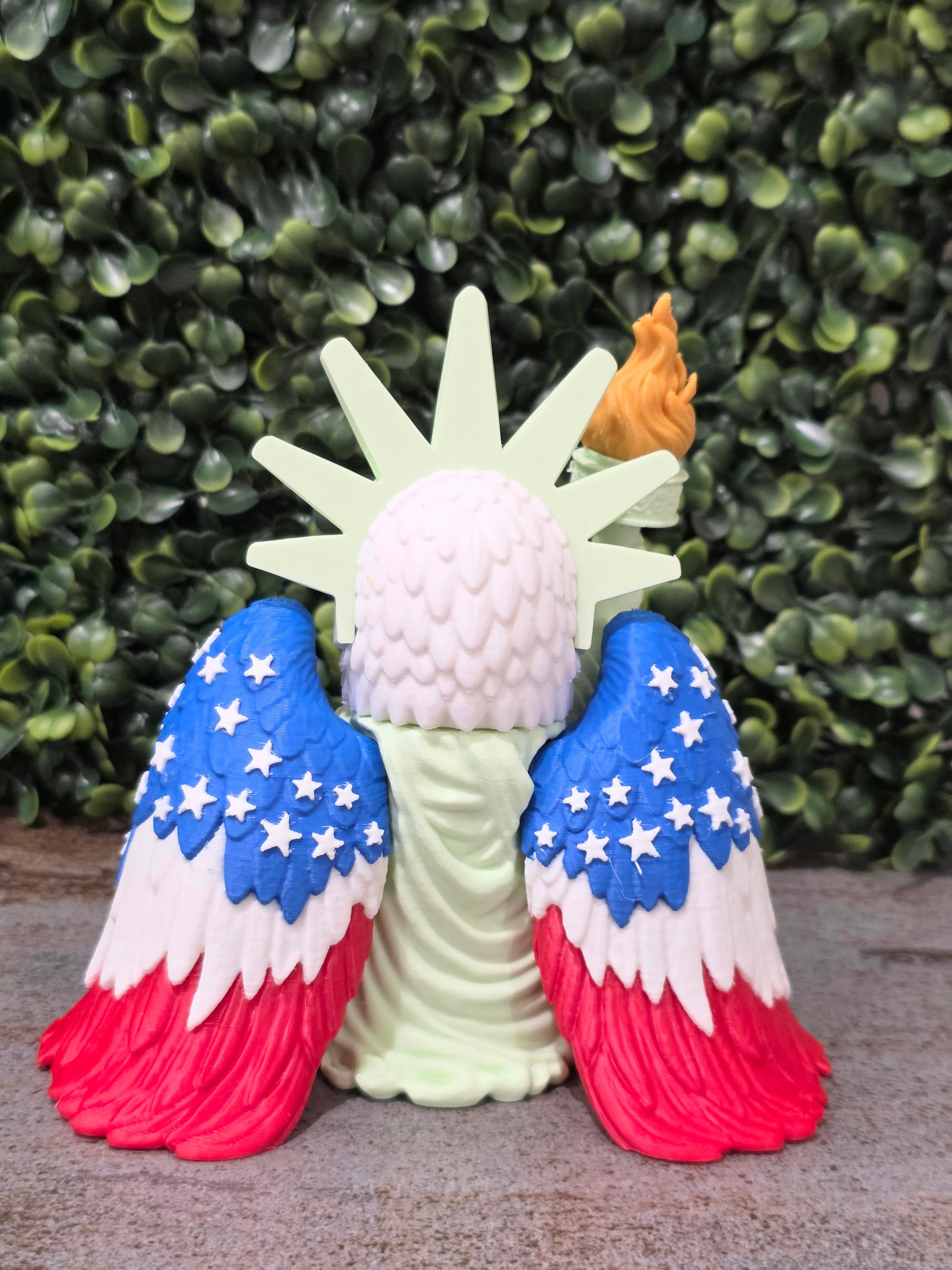 Liberty Eagle 250th Anniversary Statue Patriotic 3D Printed Eagle Decor USA Collector Display