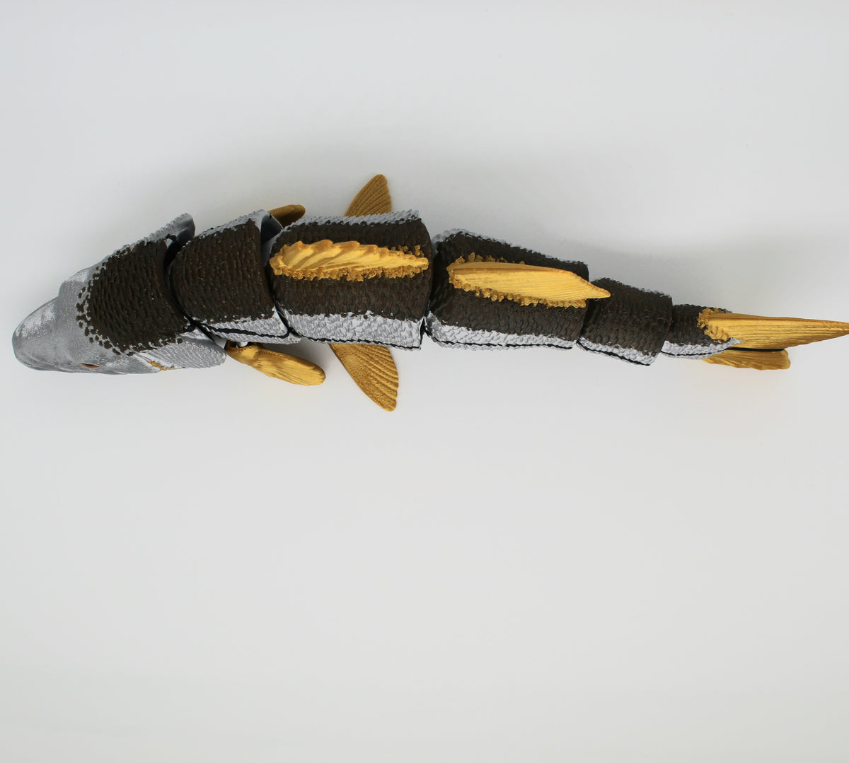 Snook Fish – Articulated 3D Printed Fish with Display Stand