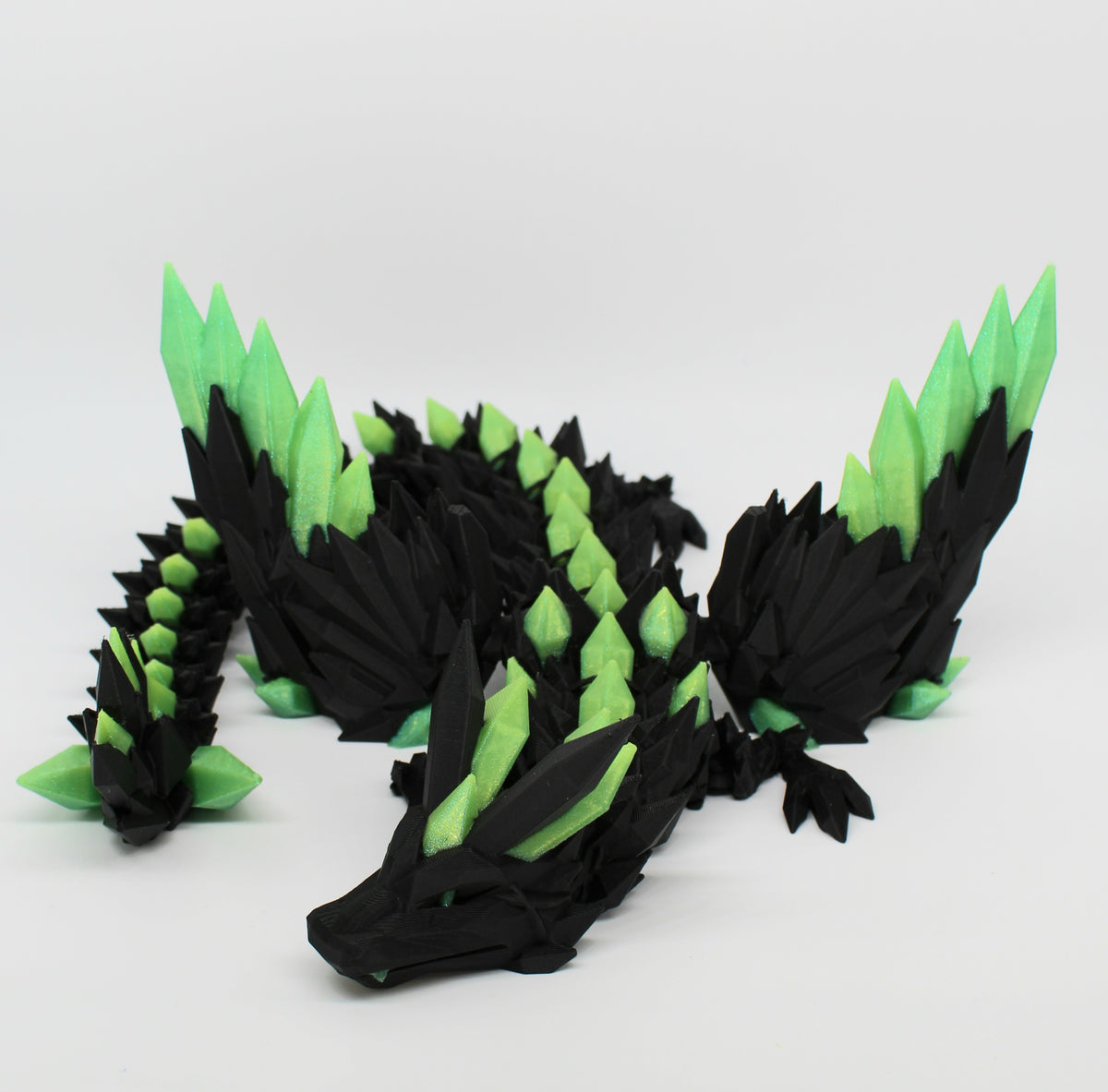 Winged Crystal Dragon – Articulated 3D Printed Dragon