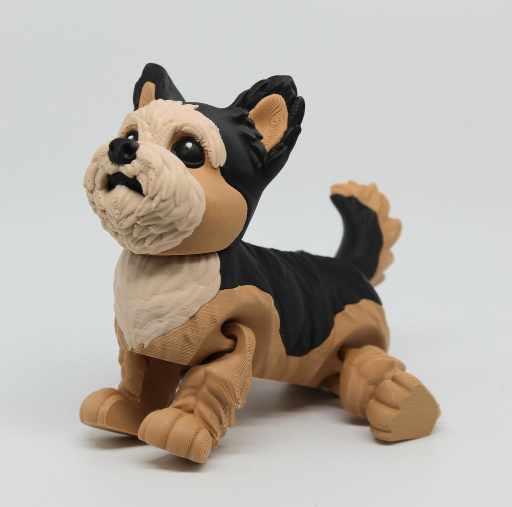 Yorkshire Terrier – Articulated 3D Printed Dog