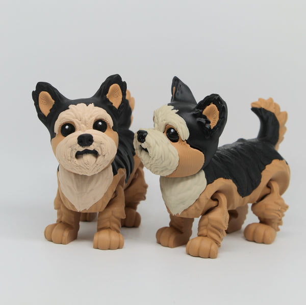 Yorkshire Terrier – Articulated 3D Printed Dog